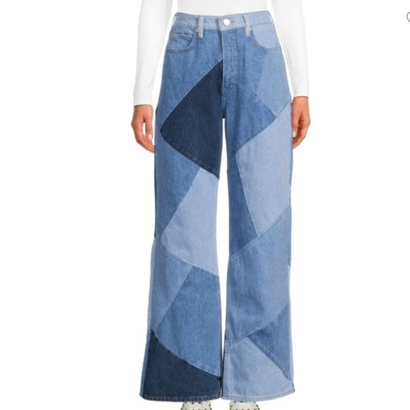 NEW FRAME Le High'N'TIght Wide Leg Jeans - Picture 1 of 5